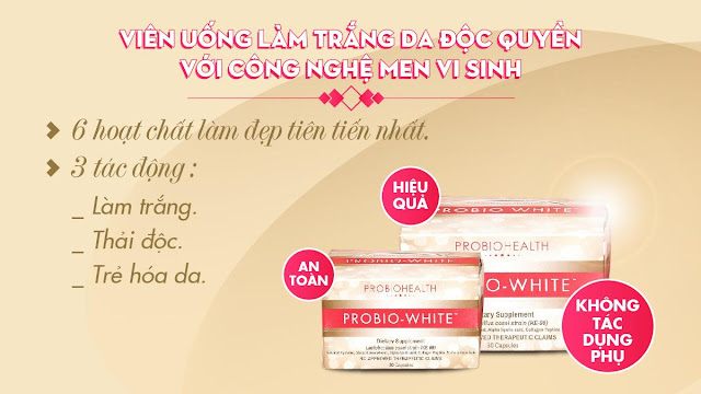 Thuốc uống trắng da Probio White Thuốc uống trắng da Probio White