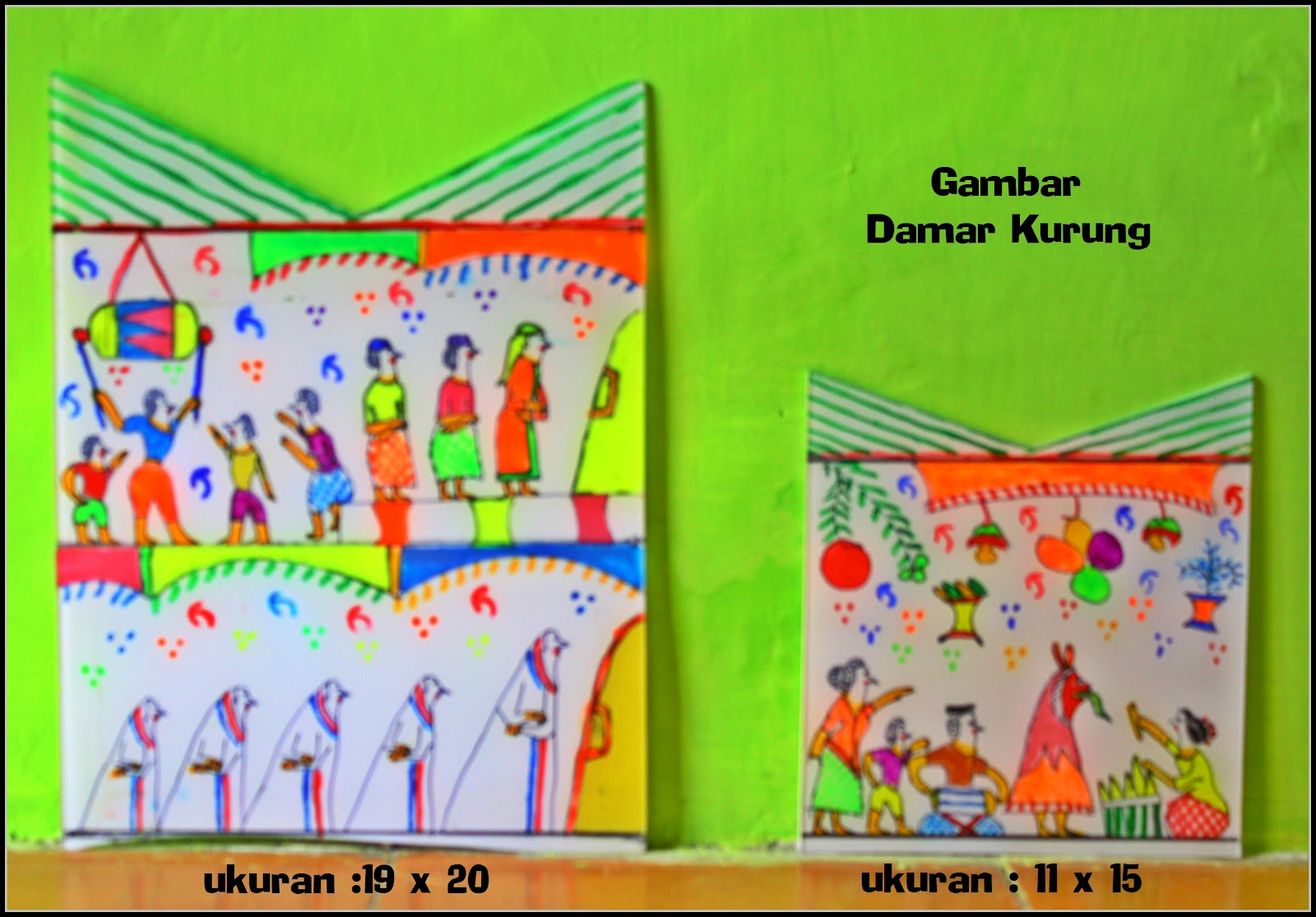 Gambar Damar Kurung Yang Mudah