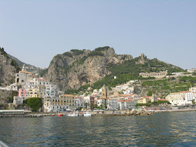 Today Amalfi is a tranquil town with a peaceful harbour - a  far cry from the devastation of 1343