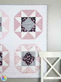 Lucky Star baby quilt pattern by Andy of A Bright Corner - a fat quarter quilt pattern from her book, Fresh Fat Quarter Quilts