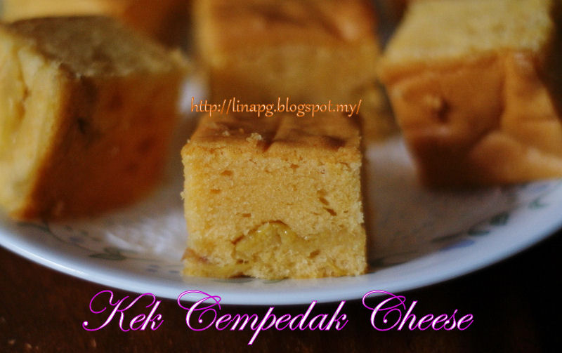 Teratak Mutiara Kasih Kek Cempedak Cheese Lembut Dan Gebu