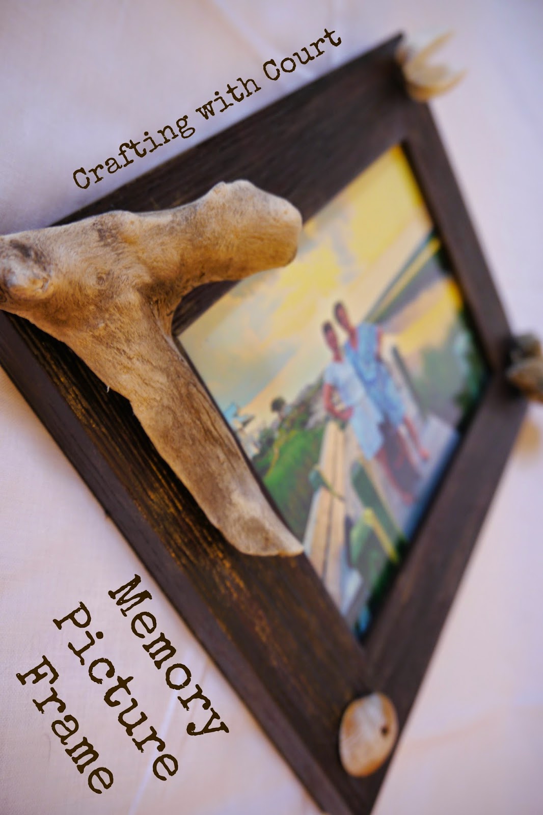 Crafting with Court Memory Picture Frame