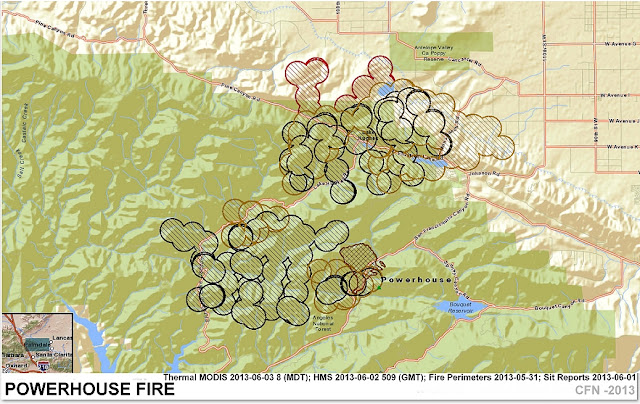 CFN - CALIFORNIA FIRE NEWS - CAL FIRE NEWS : Powerhouse Fire CA-ANF ...