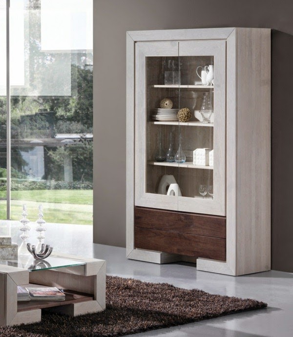 White China Cabinet provides style and beauty in the room