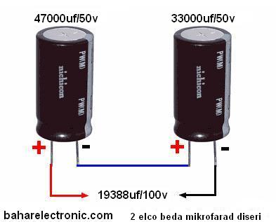 Cara Menambah Volt Dan Mikrofarad Elco Atau Kapasitor Bahar Electronic