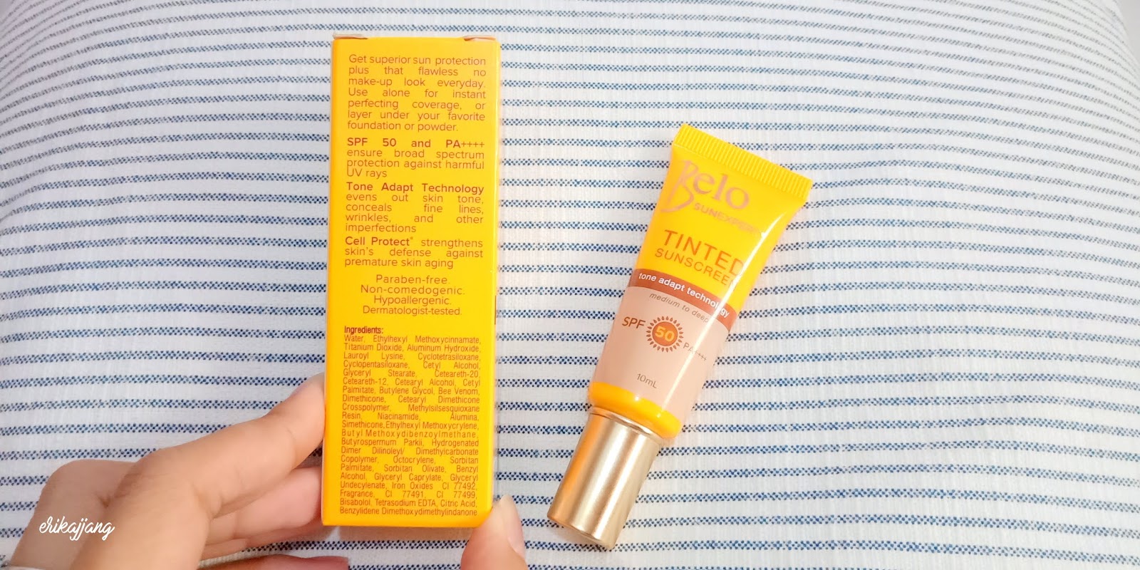 Belo Sun Expert Perfecting Shield Tinted Sunscreen SPF 50 PA++++.