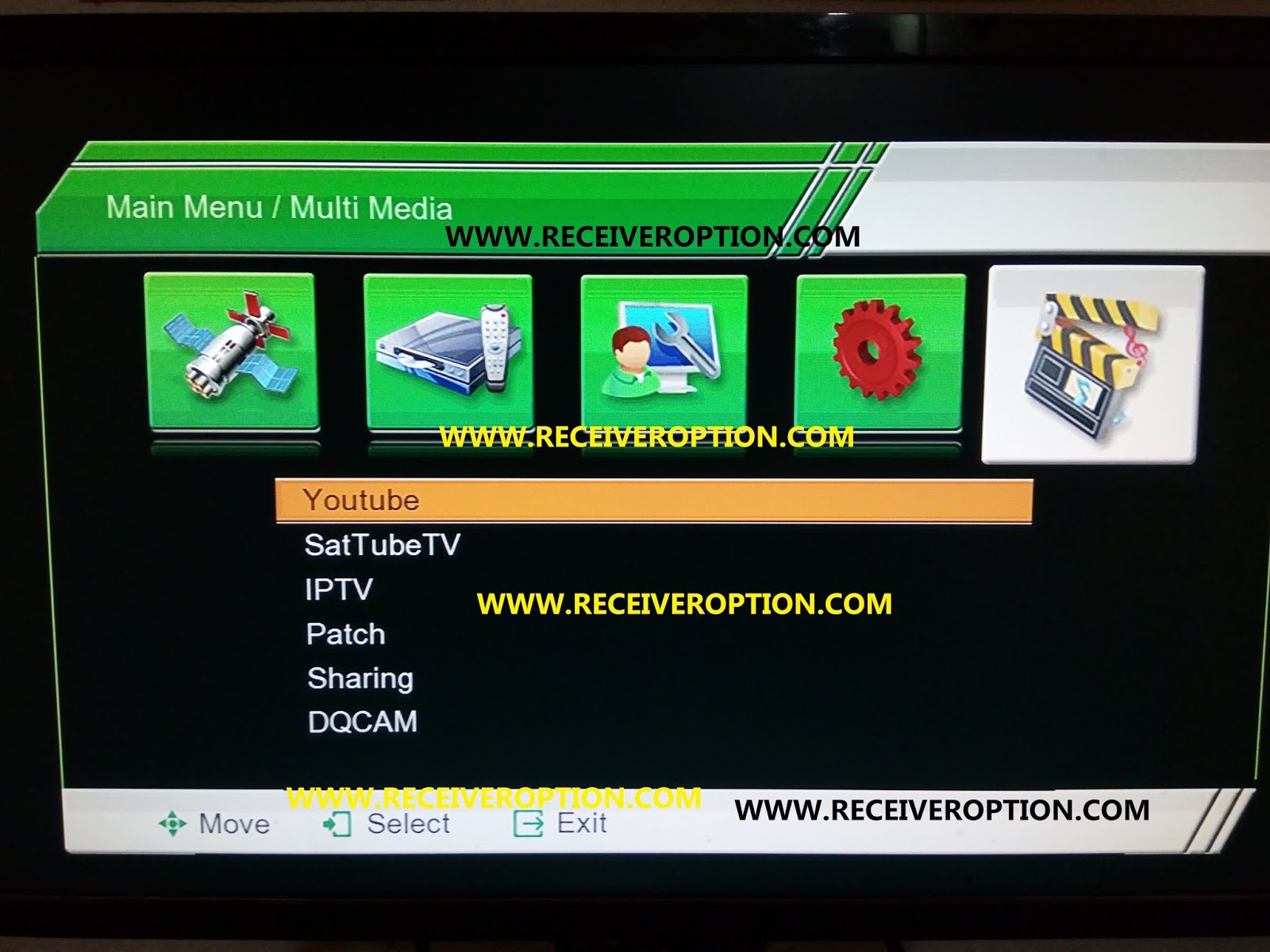MULTI MEDIA 1506T HD RECEIVERS NEW SOFTWARE WITH GREEN MENU How To