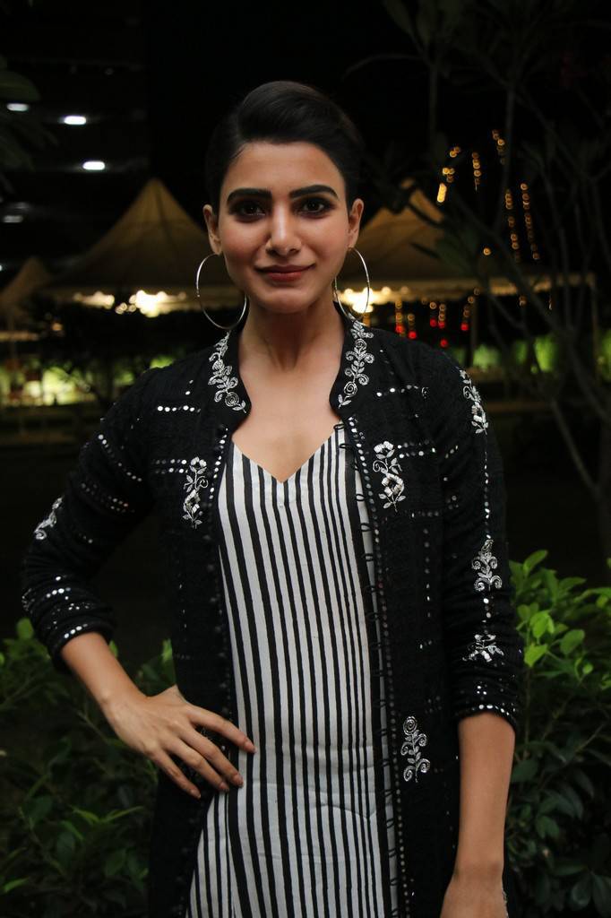 Beautiful Hyderabadi Model Samantha In Black Dress | CineHub