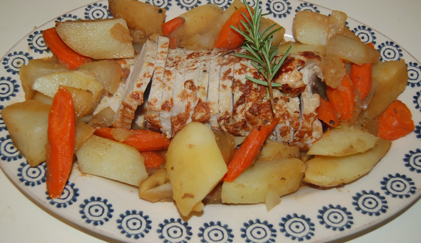 Keeping it Real with Joy PotRoasted Pork Tenderloin with Potatoes and