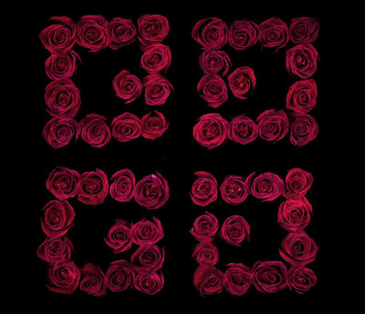 givenchy logo in red roses