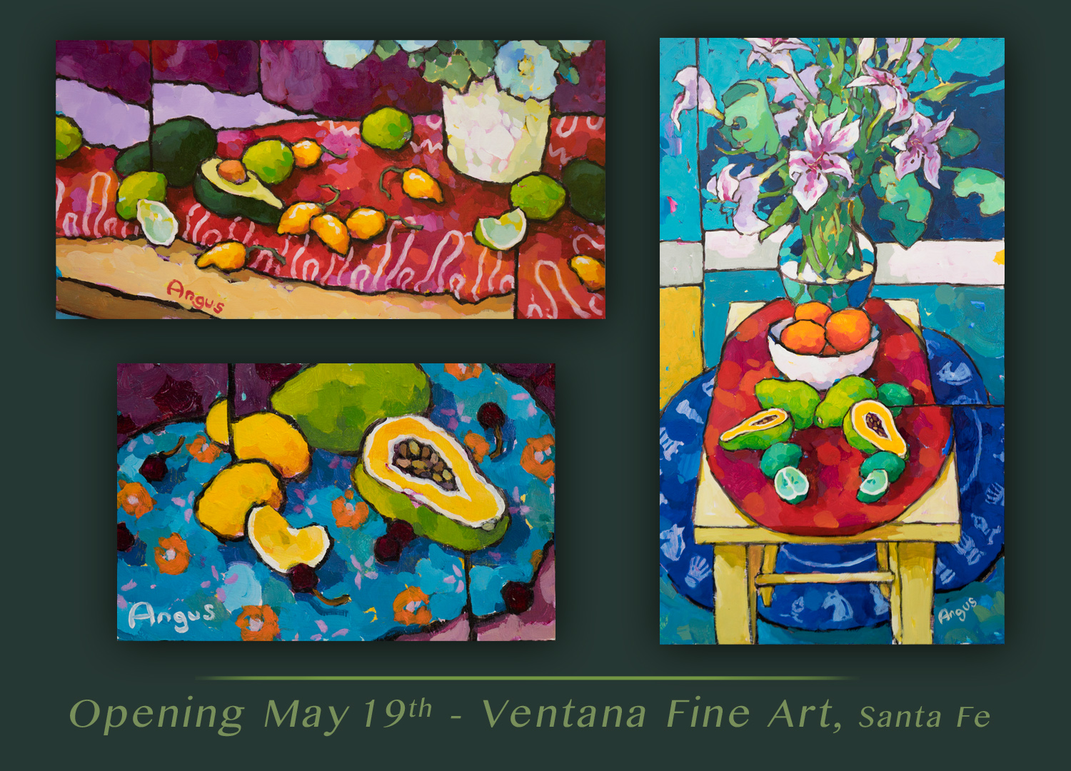 Angus Wilson Studio Santa Fe Art show