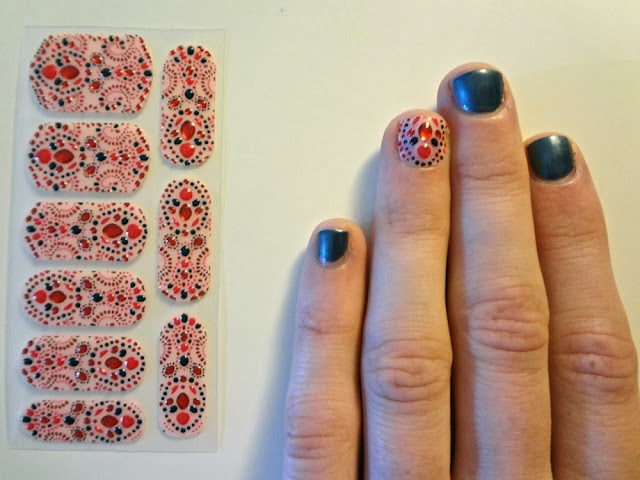 Revlon by Marchesa 3D Jewel Appliqués, accent nail, China Glaze, Kiss My Glass, 3D Nail Art