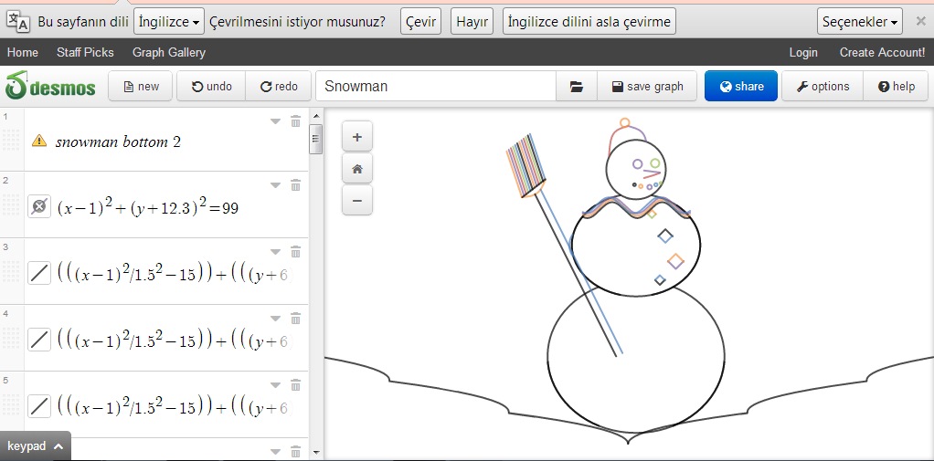 hayat ağacı Desmos Calculator and Grapher