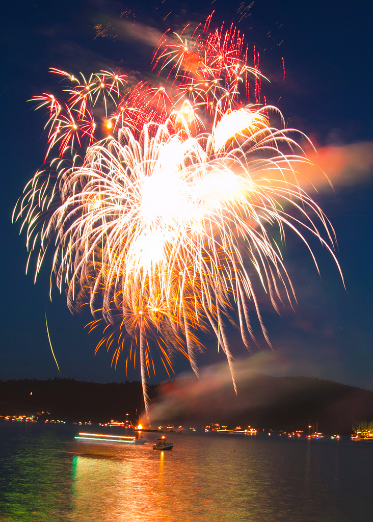 Kenmore Community Club 4th of July Fireworks Show Tuesday