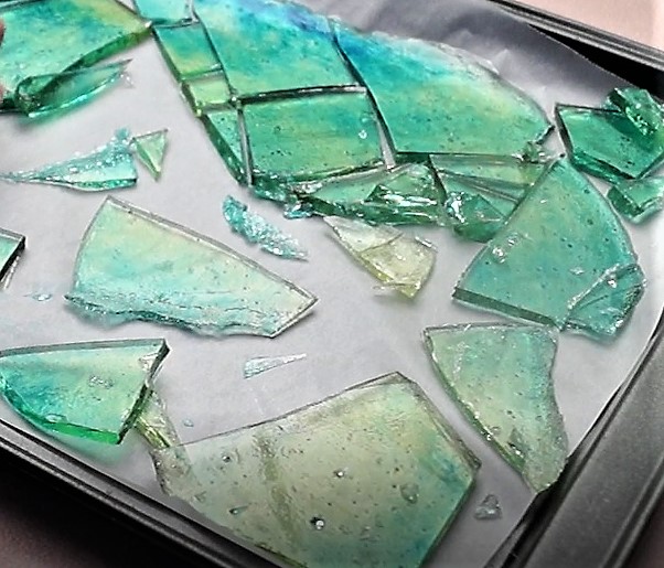 Edible broken glass recipe