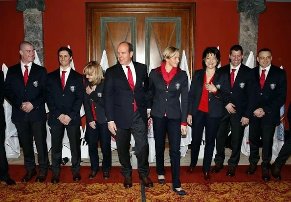 Monaco Olympic Team for the Sotchi Game presentation