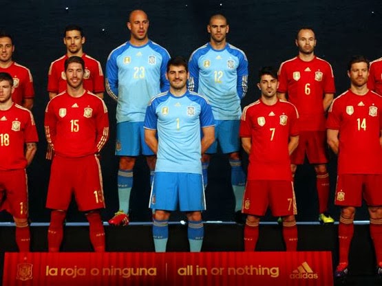 equipación Selección Española Mundial 2014 opinión de los jugadores de la Roja sobre la camiseta