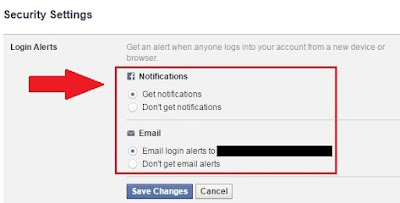 Enable login alerts