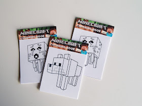 Minecraft coloring book party favors