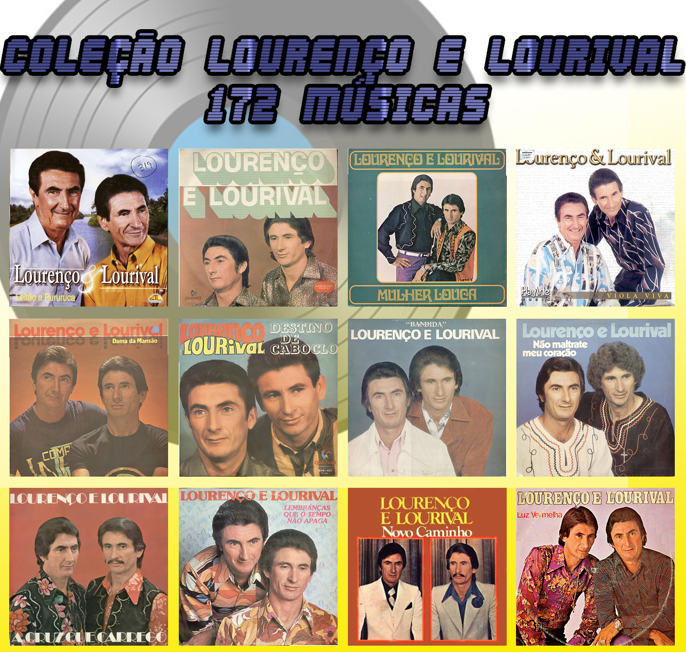 Baixar Coleção Lourenço e Lourival 172 Músicas (14 Álbuns) Recordando Music