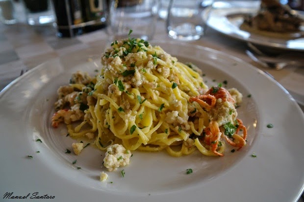 Piediluco, trattoria Teresa. Tagliolini al profumo di lago Piediluco, trattoria Teresa. Tagliolini al profumo di lago