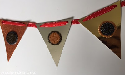 Hama bead medal bunting for sports or Olympics