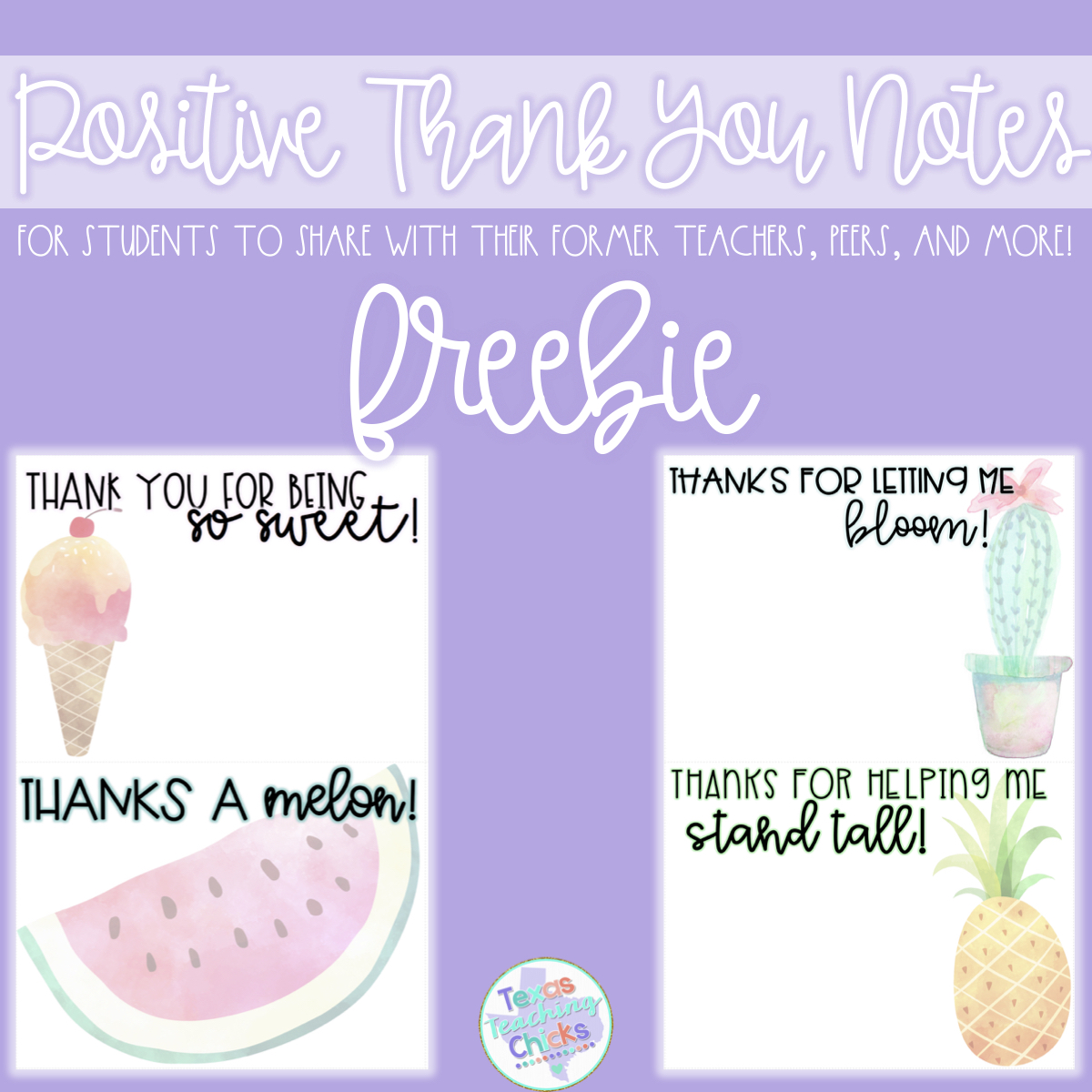 Positive Pledge Texas Teaching Chicks