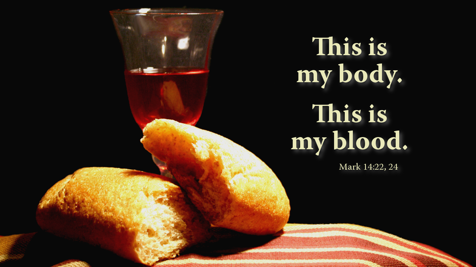 JESUS INSTITUTES COMMUNION MARK 141225