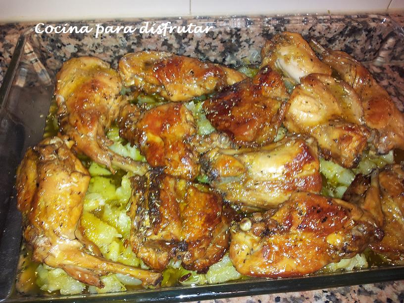  CONEJO CON ALLIOLI DE MIEL Y ROMERO