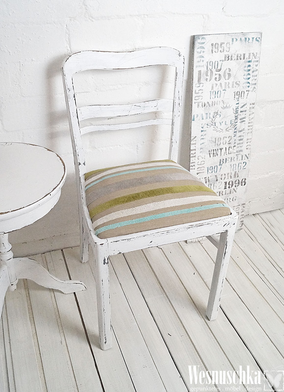Wesnyanka: ein "neuer" Stuhl im Shabby Look