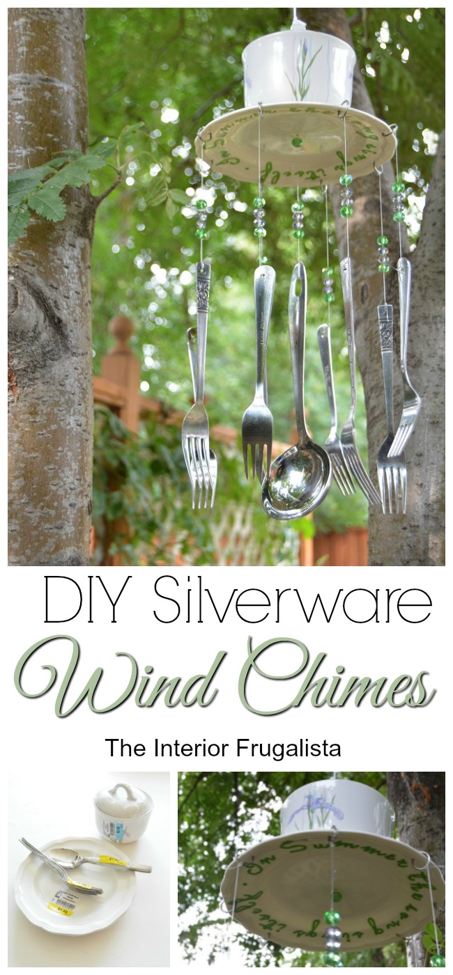 How To Make Whimsical Silverware Wind Chimes The Interior Frugalista