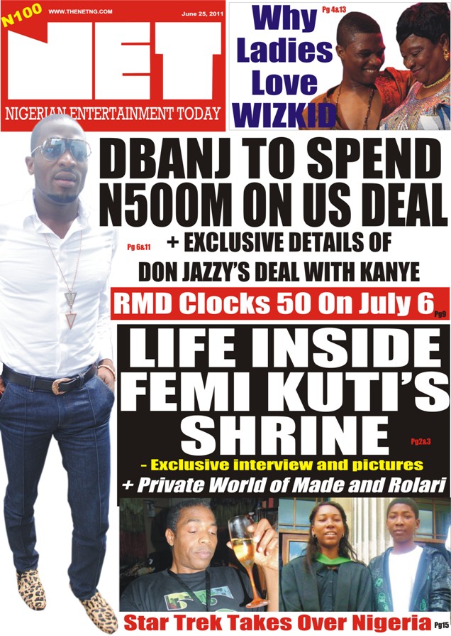 The NET Newspaper Front Cover (Issue 24) to Linda Ikeji's Blog