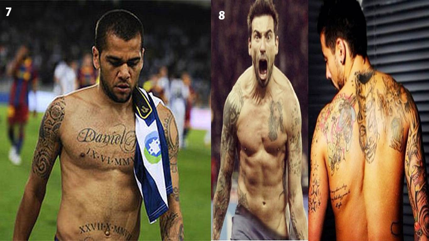 ultigamerz: Top 10 Tattooed Footballers