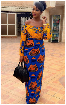 latest ankara blouse and wrapper styles