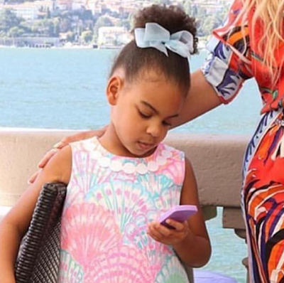 blue Beautiful new photo of Blue Ivy with her hair in a bun