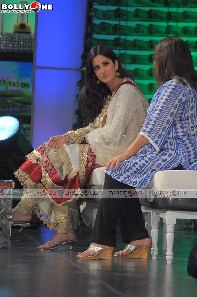 Katrina Kaif in Salwaar Kameez, anarkali Suit - Katrina Kaif in Salwar Kameez at NDTV Greenathon Show