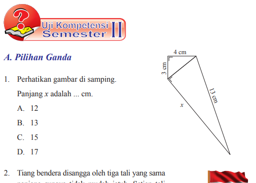 Jawaban Pg Uji Kompetensi Semester 2 Halaman 311 Matematika Kelas 8 Belajar 76 Belajar Wirausaha