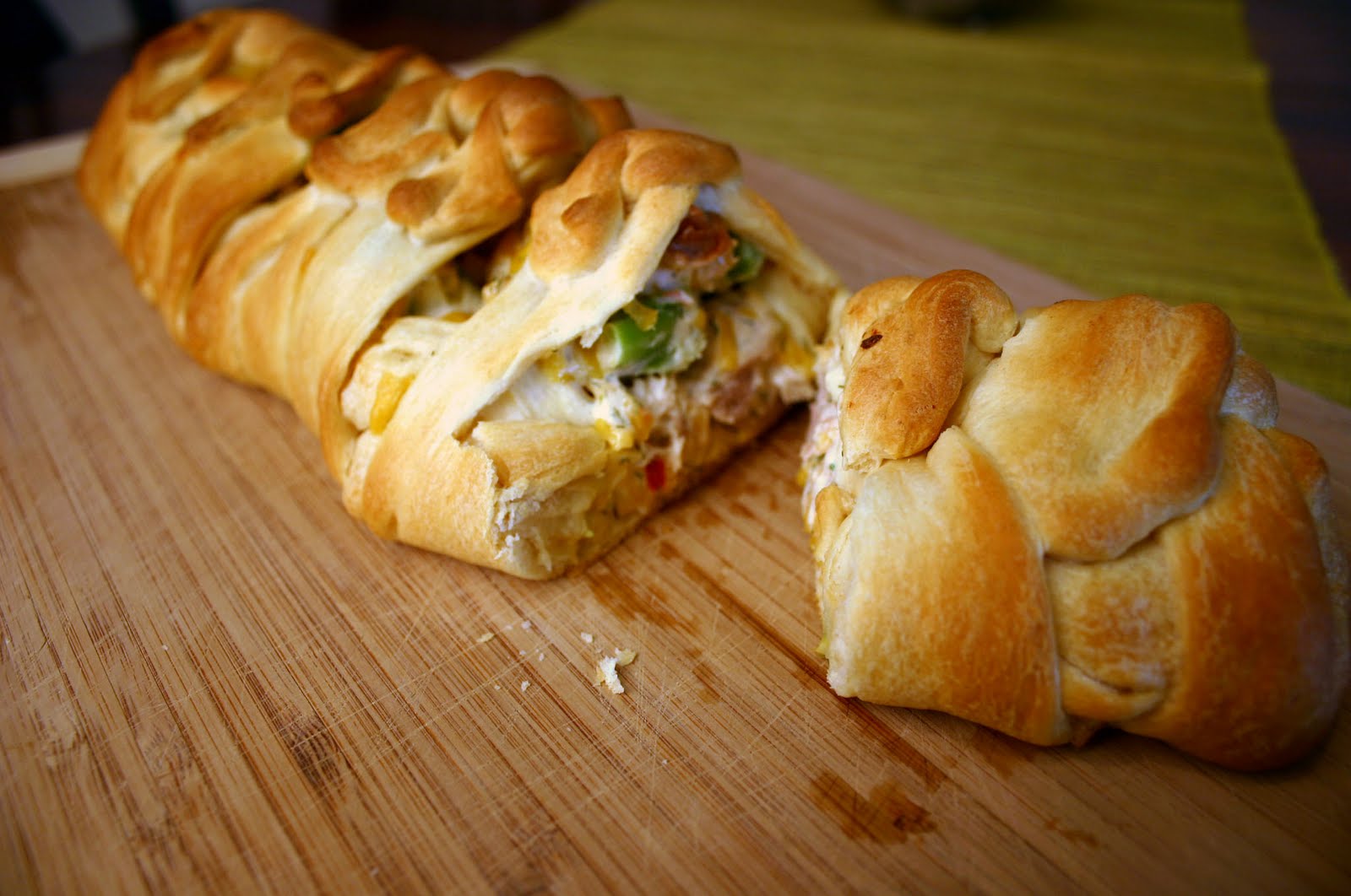 Lots of Butter Chicken Broccoli Braid