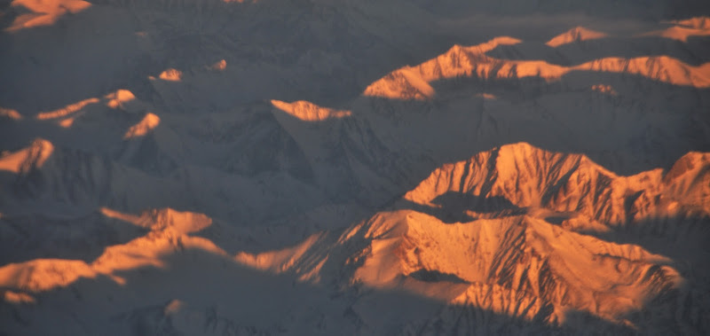 Leh Ladakh Himalayas mountians flight airport winters