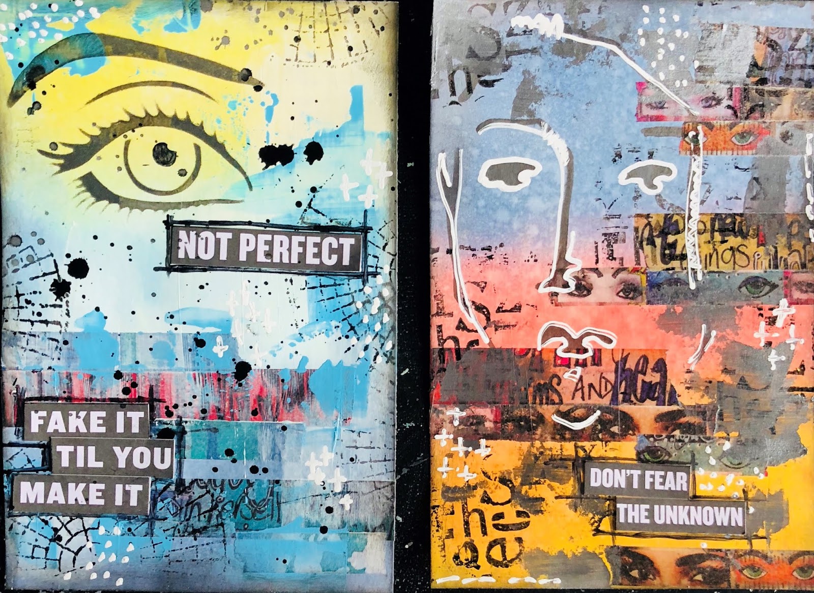 Scrappingclearly Papercrafts & Mixed Media Index Cards with Emma.