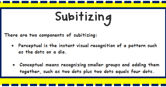 AMSTI Kindergarten Style: Let's Do Some Subitizing!!