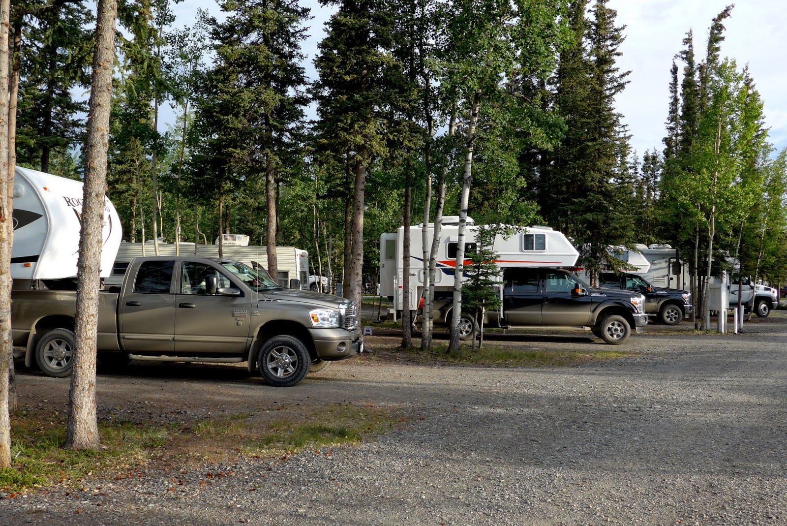 campground with our three units