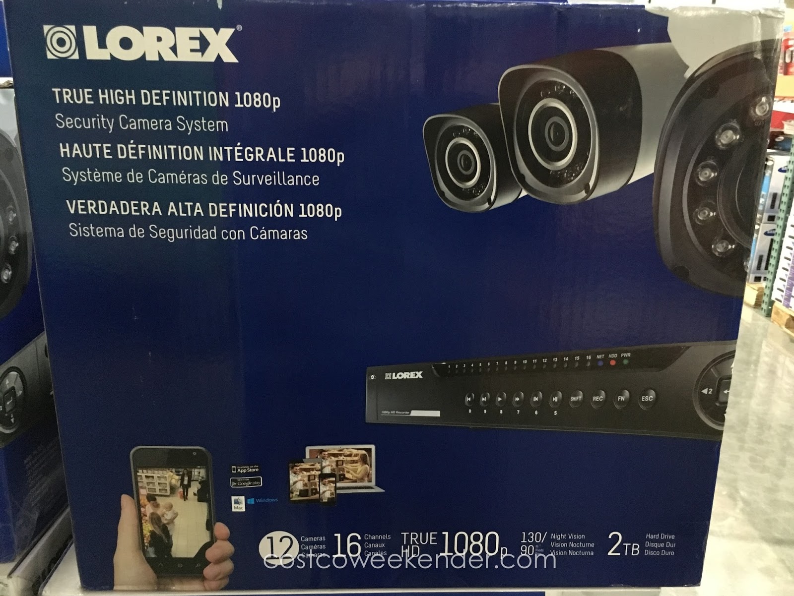 Lorex LHV16212 Surveillance System Costco Weekender