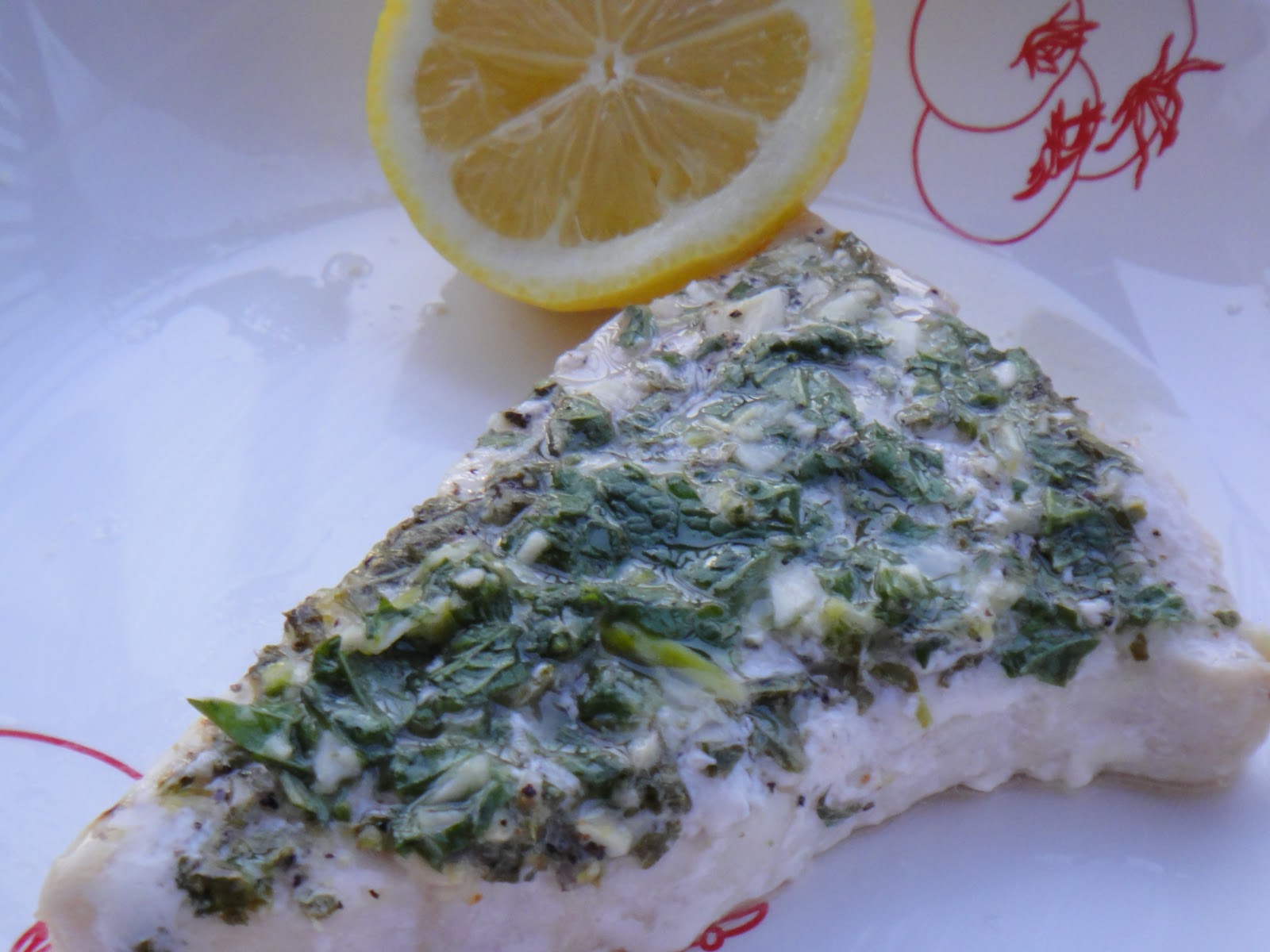 Plated Perfection Grilled Swordfish with Lemon, Mint & Basil