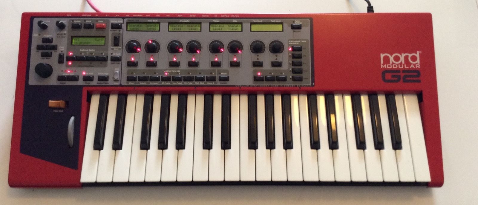 MATRIXSYNTH Clavia Nord Modular G2 Modular Synth Keyboard