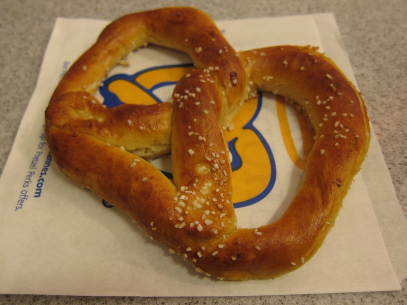 Review Auntie Anne's Original Pretzel Brand Eating. Your Daily