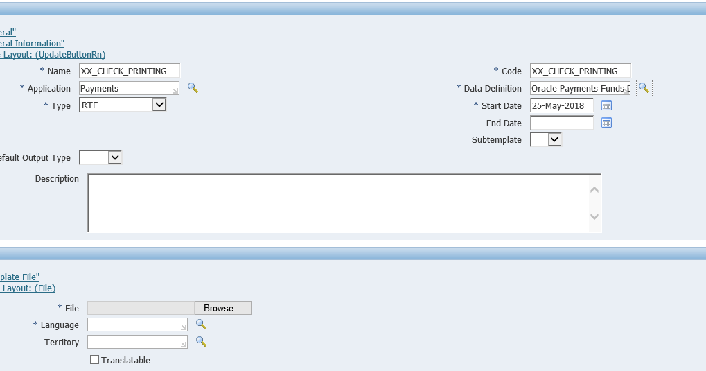 Oracle Application's Blog How to create check printing report and
