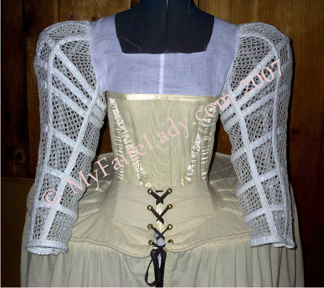 The Coronation of Poppea Farthingale Sleeves?