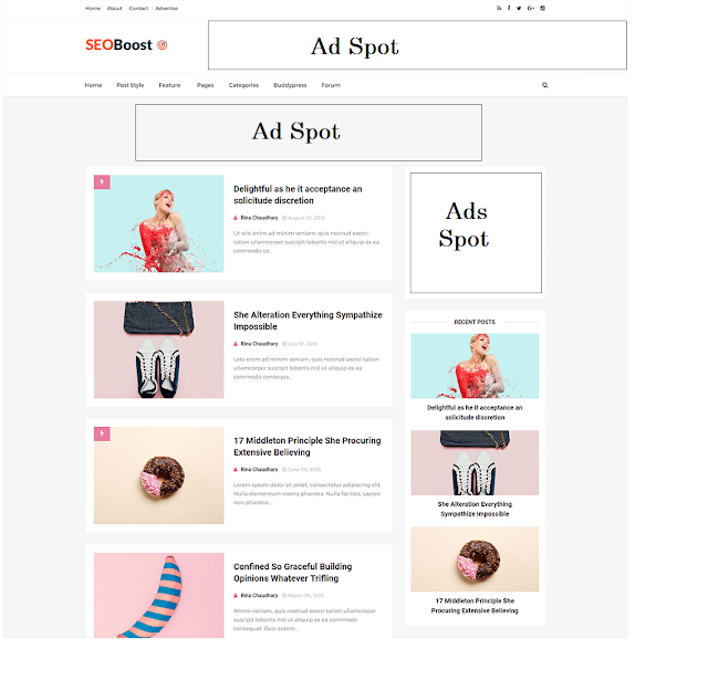 Free Blogger Template SEO Boost by Themexpose