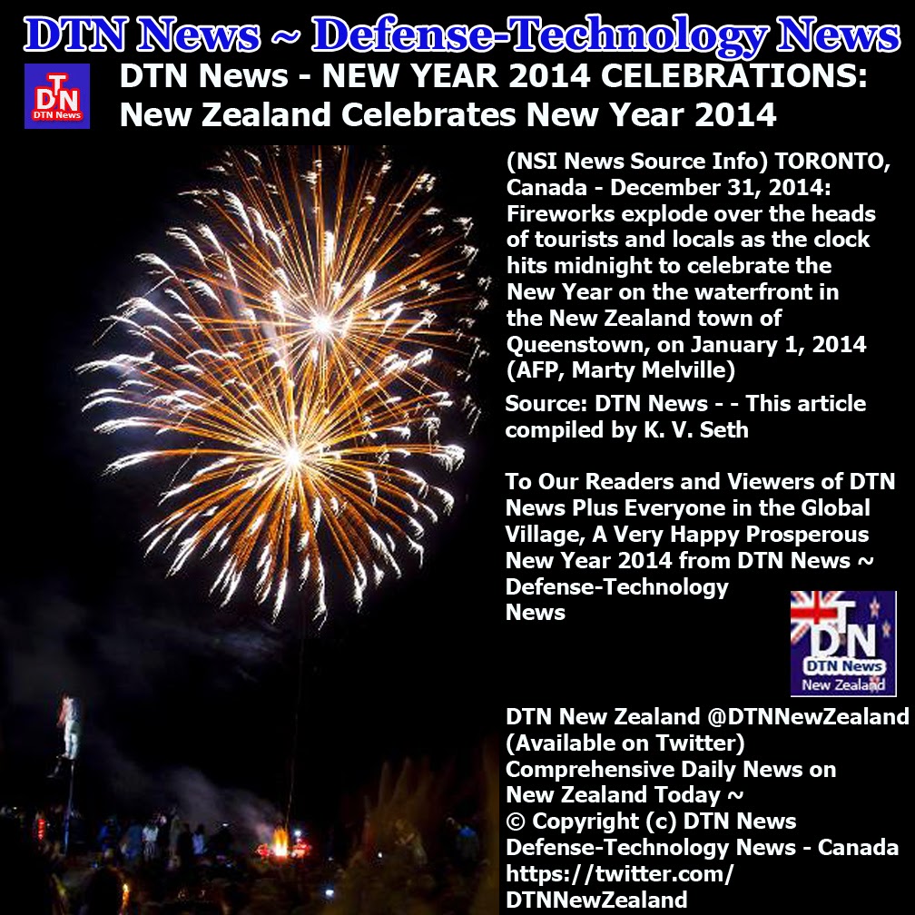 Asian Defense News DTN News NEW YEAR 2014 CELEBRATIONS New Zealand